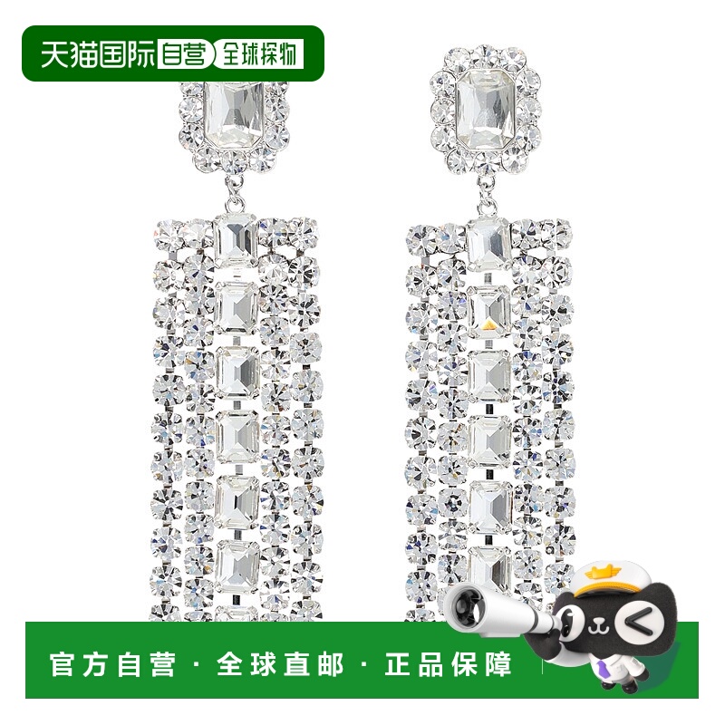 香港直邮Self-Portrait 女士 Droplet 多晶石水晶耳环 PF25603ESL