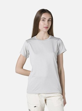 Rossignol 女士 E-Fiber Line T 恤（粉白色）RLMWY1411F00L