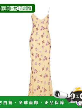 1h可退 香港直邮Self-Portrait 花卉水钻长裙 PF25114XY连衣裙