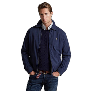 1h可退 Ralph Lauren拉夫劳伦男士外套卡其色胸前log夹克