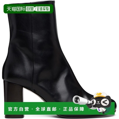 1h可退 香港直邮Lemaire 女士 黑色 Anatomic 80 踝靴 FO0134LL00