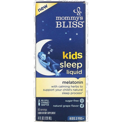香港直发Mommy'S Bliss儿童睡眠液3岁以上易于吸收118ml
