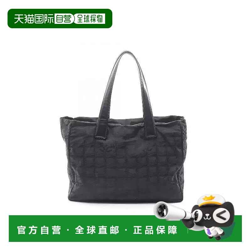 日本直邮中古Chanel香奈儿女包B级9新new travel line帆布托特包