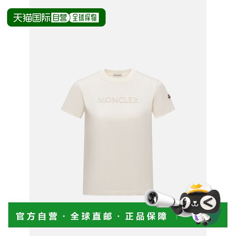 1h可退 香港直邮MONCLER 女士T恤 L10938C0002189A037 SS2026 橙图片