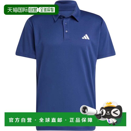 日本直邮adidas 网球 法布Polo衫 EVT54 JZ4912 深蓝
