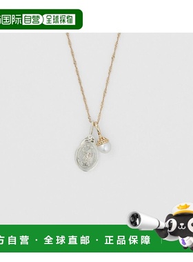 日本直邮日潮 agete 阿卡朵K10银吊坠套链项链混合色 均码珍珠