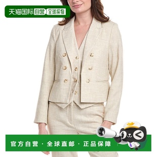Nanette 美国奥莱直发套装 Lepore brown Blazer 自营