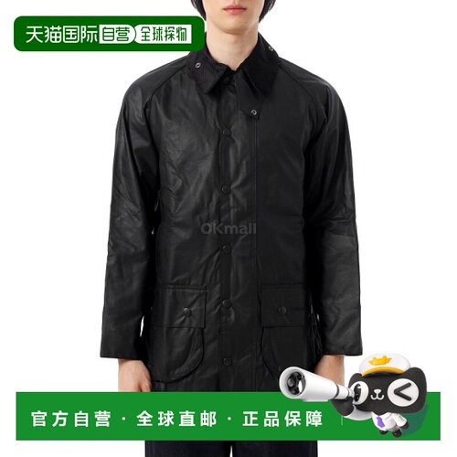 韩国直邮Barbour Beaufort Waxed Cotton Jacket - 黑色 蜡棉夹克