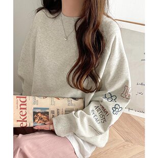 Classical Elf 女士手工刺绣双面穿加绒卫衣 ce1050222