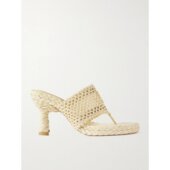 钩编拉菲草编织凉拖 潮奢 CHC25A12VRG 女士 Isla Chloe 蔻依