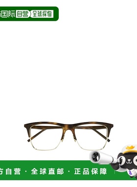 香港直邮SAINT LAURENT 女士眼镜 SL786001 SS2025 绿色 logo平光