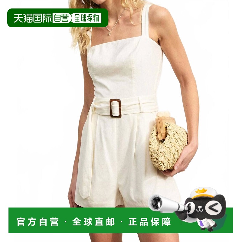 自营dress forum象牙色查尔斯顿连体衣 美国奥莱直发