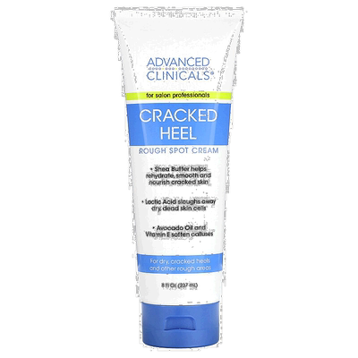 香港直邮Advanced Clinicals,Cracked Heel，Rough Spot 护理霜，