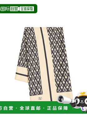 1h可退 香港直邮valentino 华伦天奴 男士 全印花圍巾 8Y2EK008DR