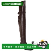 tod sTODs鳄鱼皮压花皮靴 棕色 自营 美国奥莱直发厚底鞋 长筒靴