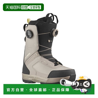 自营欧洲直邮Salomon Vista Dual Boa女士复古卡其色滑雪板靴