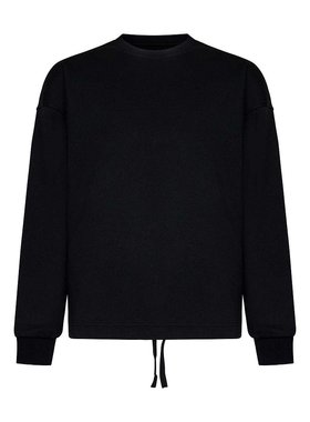 ZEGNA 男士卫衣 N6MGI1830001 AW2024 黑色 Drawstring Hem连帽衫