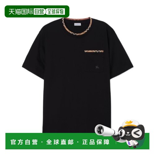 1h可退 香港直邮BURBERRY/博柏利 男士 短袖T恤 26FW