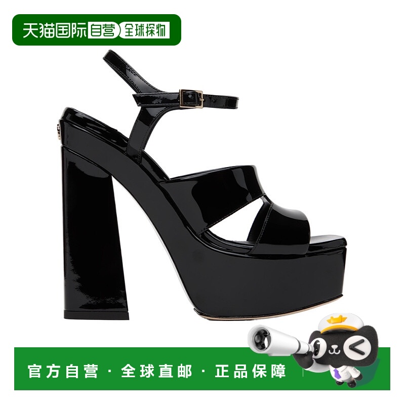 1h可退 香港直邮JIMMY CHOO 女士凉鞋 ELLISONPF140PATBLACK
