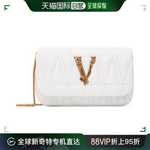 白色迷你 DBFI Virtus 范思哲 女士 Versace 单肩包 香港直邮潮奢