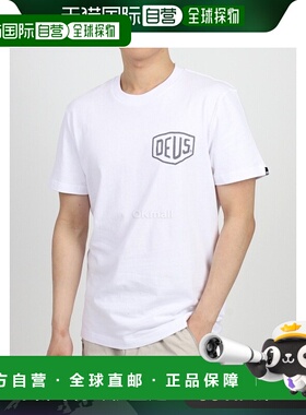 韩国直邮DEUS坎珀当地址男士纯棉T恤男装
