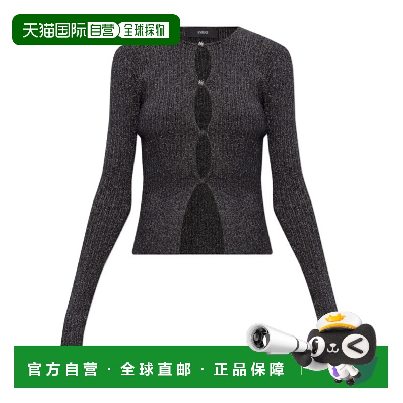 1h可退 香港直邮AMIRI 女士外套 AWTOKN1015001 SS2026 灰色 长袖