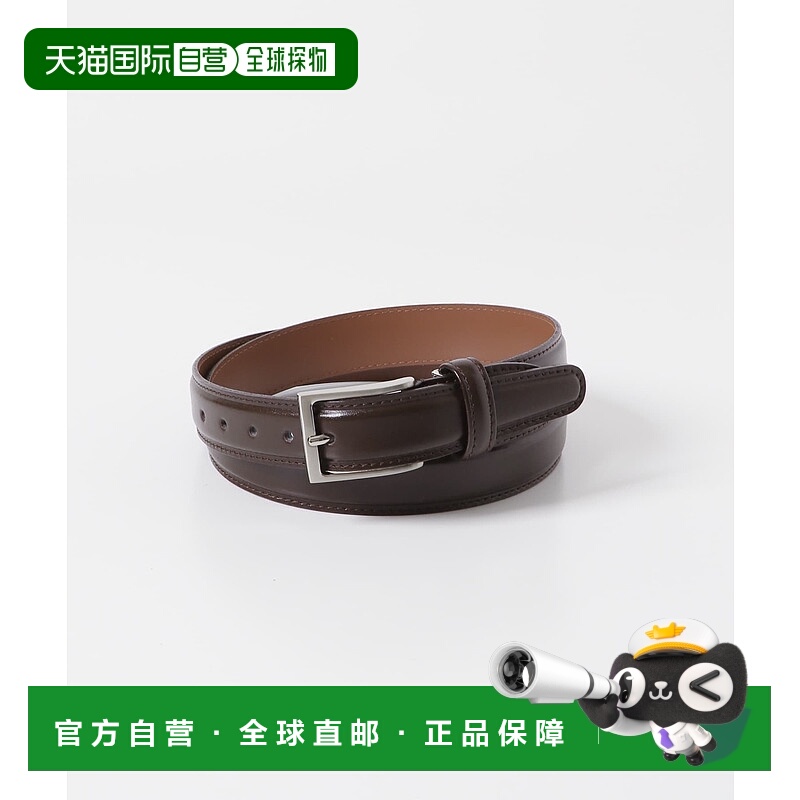 1h可退 日本直邮LIFE STYLE TAILOR 男士水染牛皮革腰带 DTA61EL0
