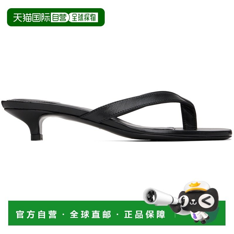 香港直邮toteme 女士 黑色 The Flip-Flop 凉鞋 205906819,女鞋,时装凉鞋,淘宝优惠券,粉丝福利购,淘宝优惠卷