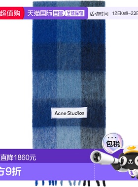 1h可退 香港直邮潮奢 Acne Studios 艾克妮 女士 蓝色 Mohair Che