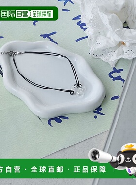 1h可退 日本直邮forksy. 女士透明花卉吊带 choker 项链 FOac006