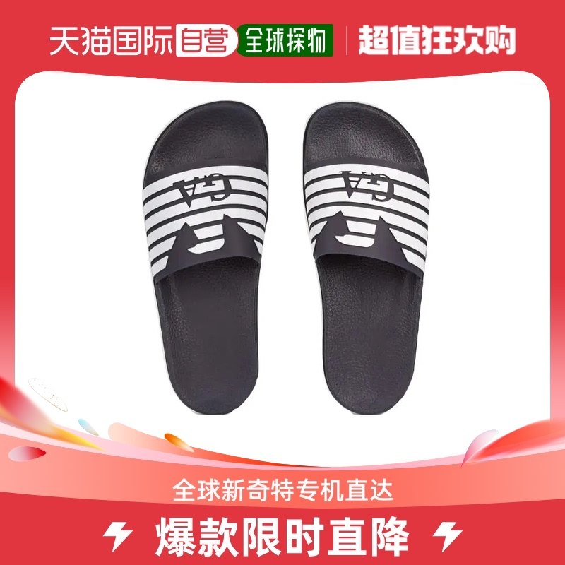 香港直邮E.ARMANI 阿玛尼 男士休闲拖鞋沙滩鞋X4P077L273