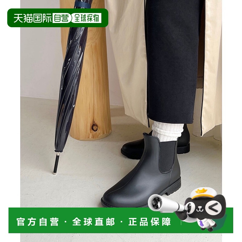 日本直邮Oriental Traffic 防水拨水防滑晴雨兼用侧边橡胶雨靴 R0