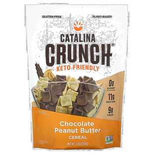 香港直发Catalina Crunch生酮友好麦片巧克力花生酱9盎司(255g)