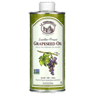 香港直发La Tourangelle拉杜蓝乔压榨葡萄籽油调味料750ml