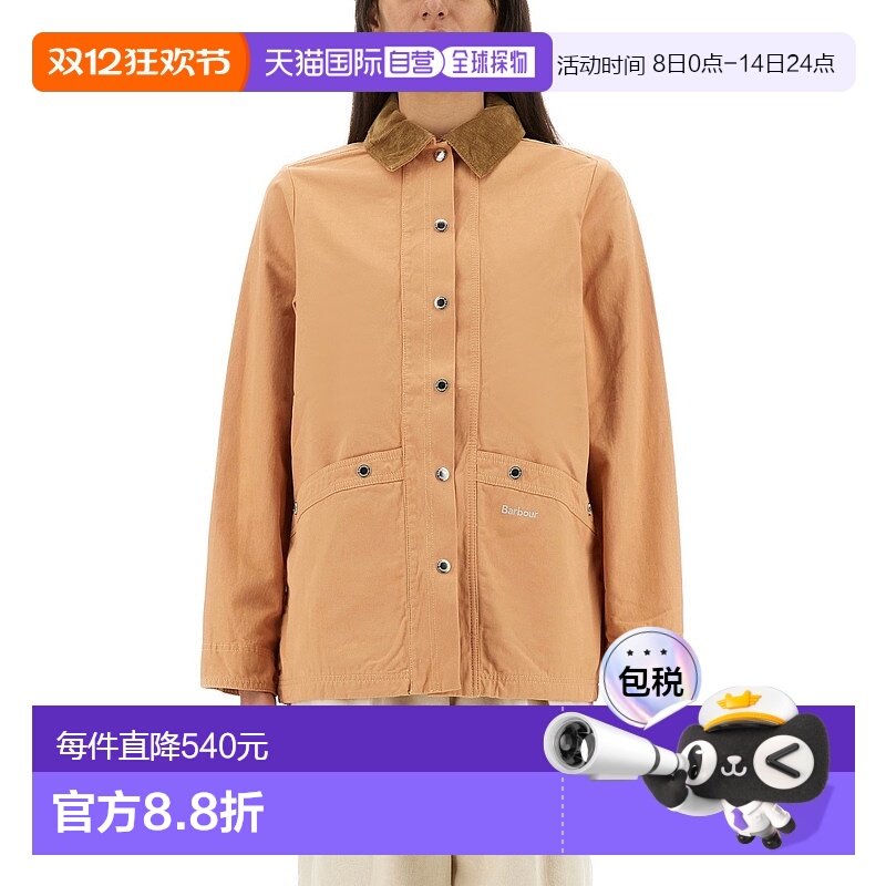 1h可退 香港直邮Barbour 巴伯尔 女士 长袖休闲夹克 LCA0348LCAB