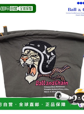 日本直邮Ball&Chain HELMET TIGER PL尺寸拉链袋小物件刺绣礼物30