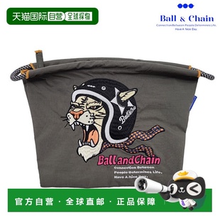 PL尺寸拉链袋小物件刺绣礼物30 TIGER 日本直邮Ball&Chain HELMET