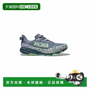 自营欧洲直邮Hoka Speedgoat女士月光灰/雷云灰网布缓震越野跑鞋