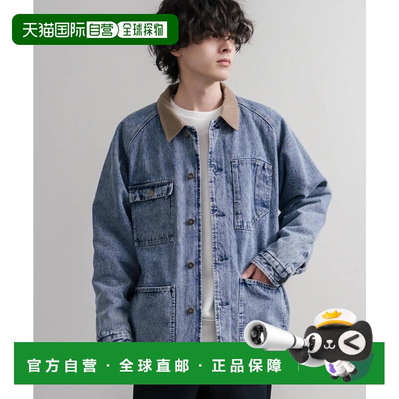 日本直邮Rocky Monroe 连体工装夹克 牛仔夹克 男女通用 外套 灯