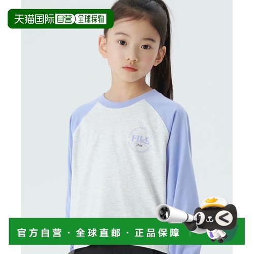韩国直邮FILA KIDS 儿童童装T恤1200FK2RLG1302FPBL斐乐
