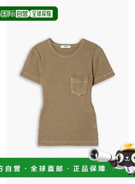 付款1h内可退 香港直邮AGOLDE 女士 Arlo 罗纹针织T恤 A7233B1260