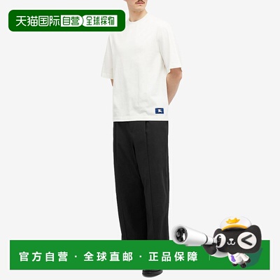 香港直邮Burberry 巴宝莉 男士 徽标贴饰圆领 T 恤 8083593博柏利