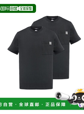 香港直邮Dsquared2 二次方 男士 兩件組標誌印花圓領T卹 S74GD147