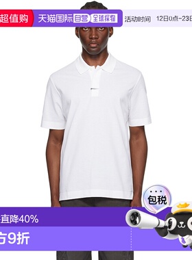 香港直邮Givenchy 纪梵希 男士 白色 Tie Clip Polo 衫 BM71H13YE