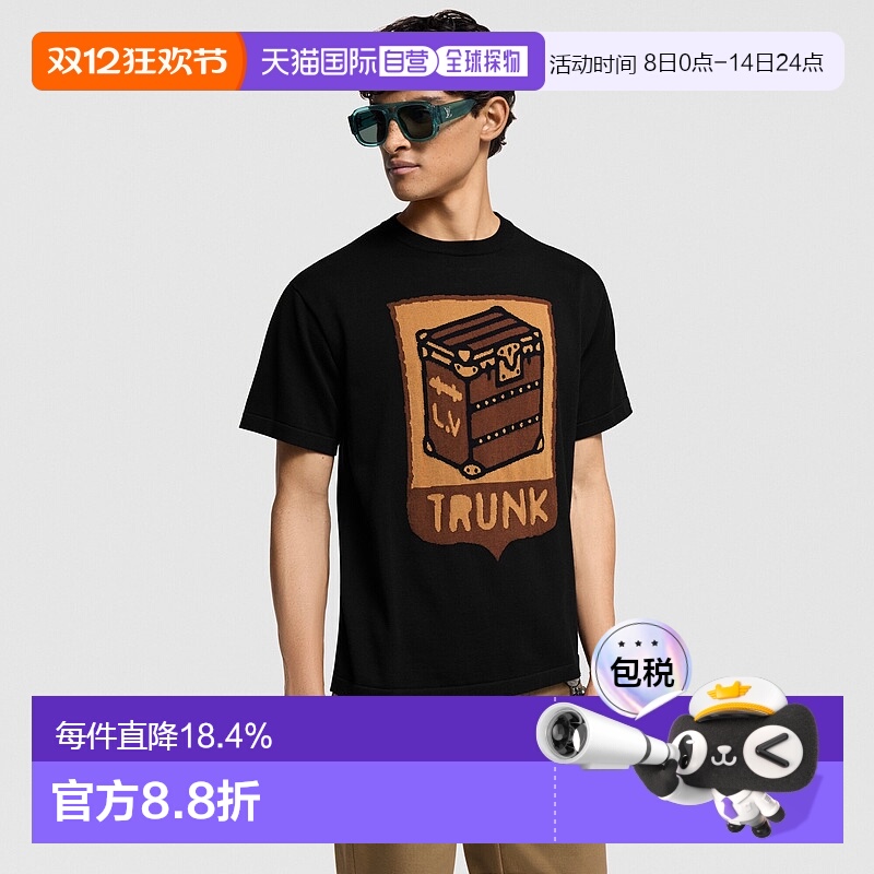 自营Louis Vuitton Graphic Short Sleeve T-Shirt 休闲短袖T恤