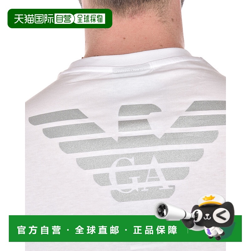 1h可退 香港直邮EMPORIO ARMANI 男士T恤 3Z1T881J00ZWHITE阿玛尼