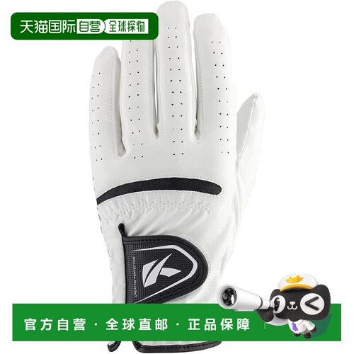 【日本直邮】Kasco SF-2312 DNA 硅胶男款白色高尔夫手套 22厘米