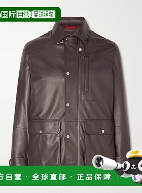 香港直邮Brunello Cucinelli 布内罗 古奇拉利 男士 皮革夹克 MPL