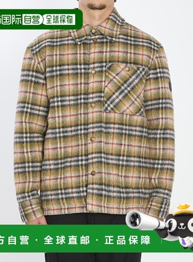 香港直邮BURBERRY 男士衬衫 8110913B1001 AW2025 浅棕色 Embroid