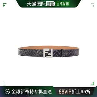 黑色男士 香港直邮FENDI F1GLV 芬迪 7C0404 AHUT 腰带